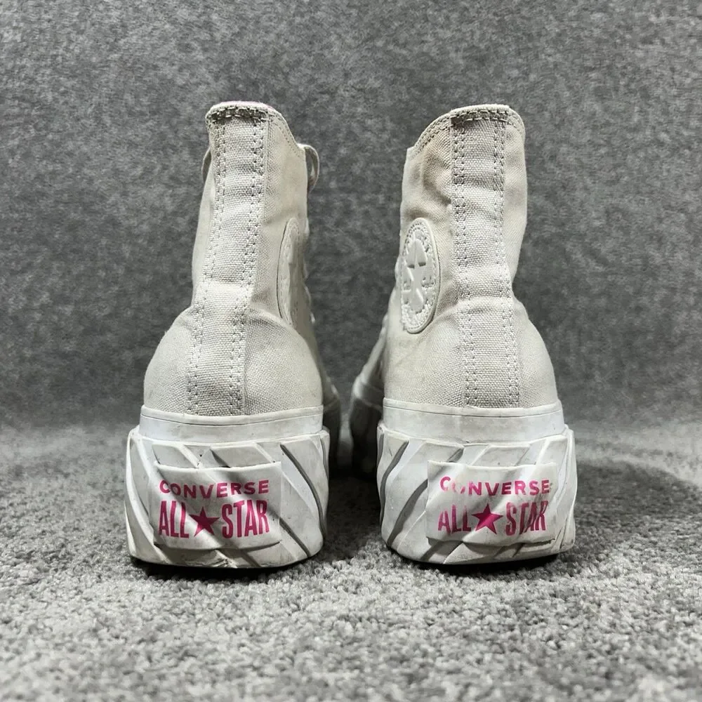 Converse Chuck Taylor All Star Lift 2X Hi Women’s 8.5 Pale Putty Platform Shoes